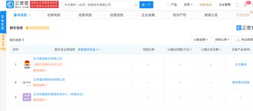 東方集團戰略布局 投資成立東方數科，拓展信息技術與數據處理服務